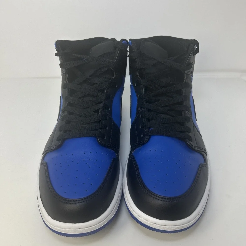 Nike Air‎ Jordan 1 Mid Black/Royal Blue/White Men's Size 13 DQ8426-042